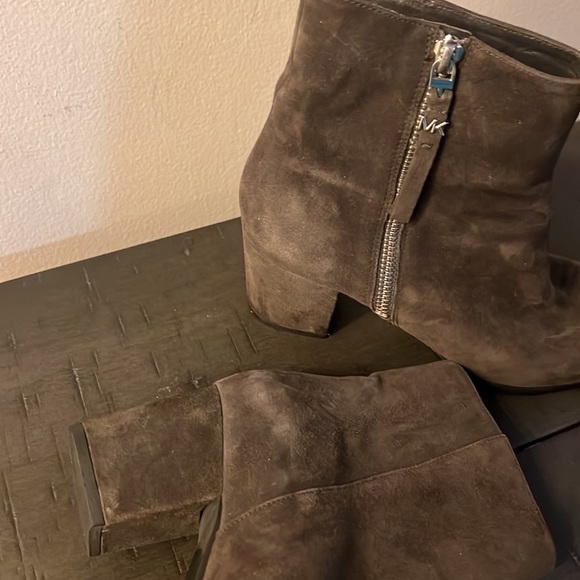 Leather Suede Pointy Booties Michael Kors - Picture 6 of 8